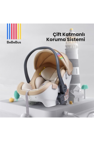 Bebebus Cocoon+ Bebek Oto Koltuğu Gold Türkiye Garantili