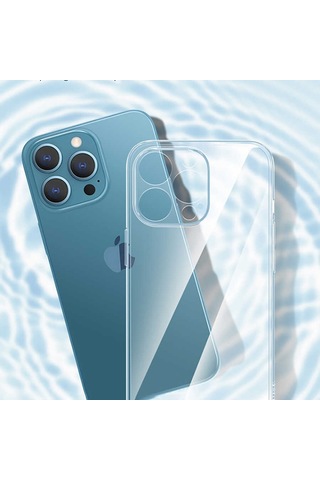 Apple Uyumlu iPhone 13 Pro Max Uyumlu Şeffaf Sert Pc Zore Vayt Kılıf-renksiz Renksiz -