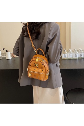 Lyon Sırt Çantası Kadın Sırt Çantası Yaz Modası Premium Öğrenci Günlük Çanta - Pembe Pembe