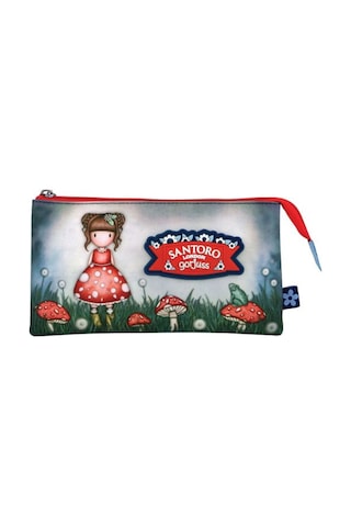 Santoro Gorjuss Little Mushroom 3 Bölmeli Kalem Çantası 1280gj07 Çok Renkli