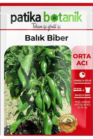 100 Adet Balık Biber Tohumu