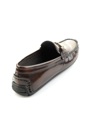 Kahve Hakiki Deri Erkek Loafer Ayakkabı E01648504214