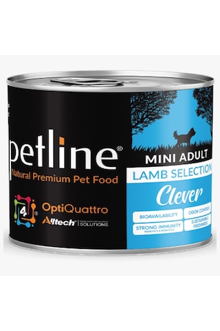 Petline Clever Kuzu Etli Jelly Mini Irk Yetişkin Köpek Konservesi 200 G