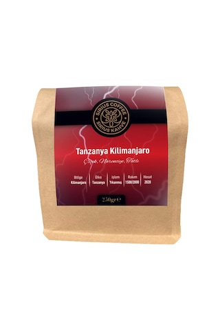 Sirius Premium Kahve Tanzanya Kilimanjaro 250 Gr - Çekirdek Aeropress