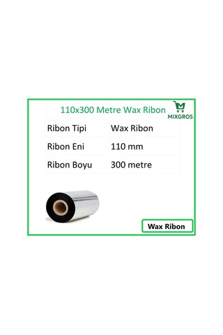 110x300 Metre Wax Ribon 1 Adet