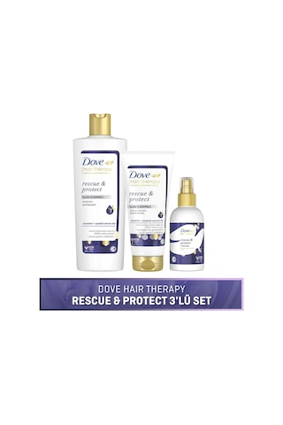 Dove Hair Therapy Onarıcı Saç Bakım Seti 3'lü