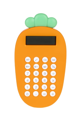 Hesap Makinesi - Havuç Figürlü Turuncu