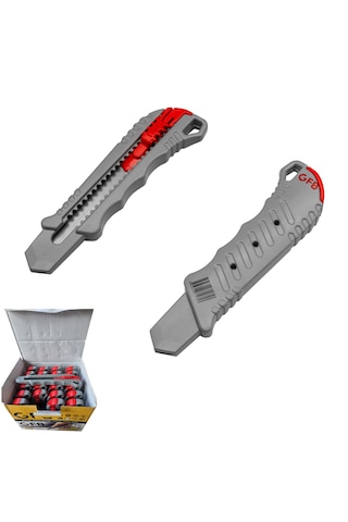 Gfb 4510 Pro Plastik Maket Bıçağı Gri 24 Adet