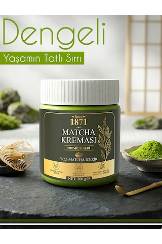 Matcha Kreması Premium Seri %2,3 Matcha İçerir 200 G