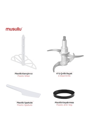 Musullu MSL-1221-2 1000W Mutfak Robotu