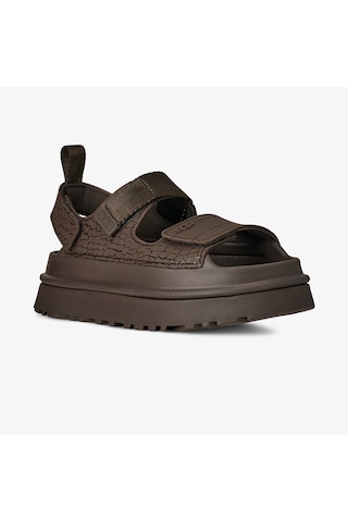 Ugg Goldenglow Embossed Kadın Gri Sandalet 1175311 Haki