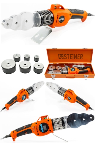 Steiner Profesyonel 1000 W Dijital Göstergeli Pprc Pvc Boru Kaynak Makinesi