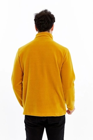Champp Tam Fermuarlı Unisex Polar Sarı