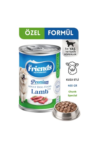 Premium Kuzu Etli Yetişkin Köpek Konservesi 400 Gr Chunk Special