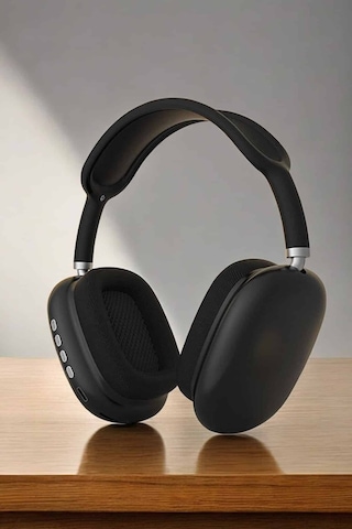 P9 Plus Kulaklık Siyah Bluetooth Bağlantılı Kulak Üstü Kablosuz Anc Özelliği