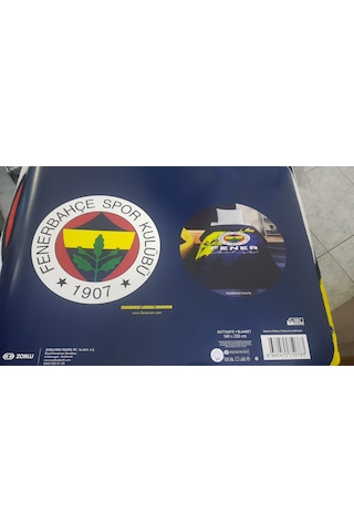 Taç Lisanslı Fenerbahçe Fanatik Tek Kişilik Battaniye Çok Renkli