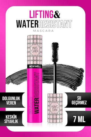 New Well Lifting Water Resistant Mascara