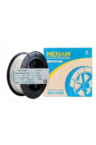 316 Paslanmaz Mig Kaynak Teli 1.00mm 12,5 Kg (Menam) 316 Paslanmaz Mig Kaynak Teli 1.00mm 12,5 Kg (Menam)