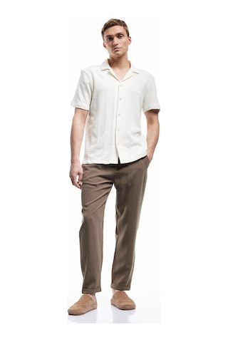 Koton Viskon Cep Detaylı Rayon Tapered Beli Bağcıklı Yazlık Pantolon Kahverengi 5sam40010hw Kahve