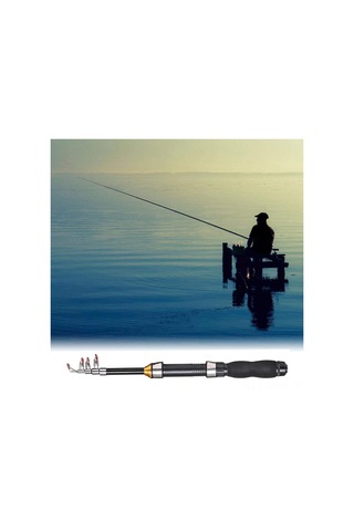 Neevoyu Leo Siyah Taşınabilir Spinning Olta - Seyahat İçin 1.0m, Buz Ve Deniz Olta Seçenekleri, Kolay Kullanım Ve Saklama