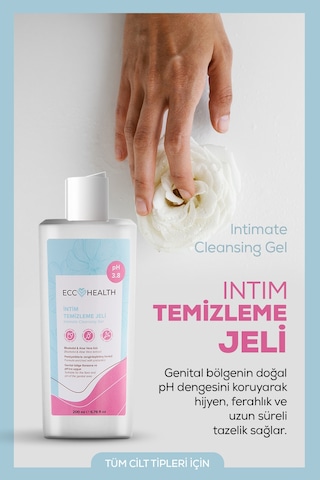 Ecc Health Hassas Ciltler İçin İntim Temizleme Jeli 200 ML