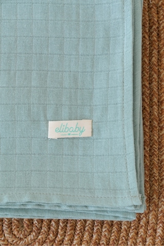 Organik Pamuk Çift Katlı Müslin Örtü Nil Yeşili 75x85 CM Nil Yeşili