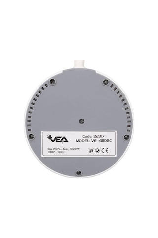 Vea Ve-g1102c Yuvarlak Grup Priz 2'li Usb + Type-c Girişli Telefon Standlı 1.5 Metre 1,5 m