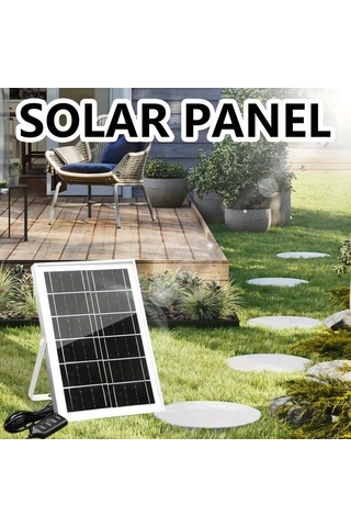 Boatshop1 Usb 4p 1 Adet Güneş Paneli 4 Usb Arayüzü Karavan Piknik Tekne Cep Telefonu Evcil Hayvan Yatağı İçin Solar Enerji Kaynağı