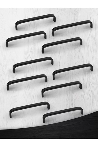 Metalheart Siyah Mat Mobilya Kolları 268297810 Siyah Mat