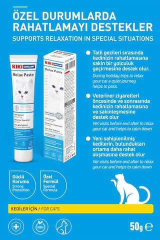 Kiki Excellent Kedi Relax Paste Macun 50 G