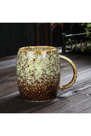 Createtech Yaratıcı Kişilik Kupa Büyük Kapasiteli Basit Seramik Fincan D, Kahve Fincanı Çift Fincan Japon Tarzı Diğer