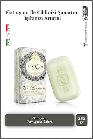Nesti Dante Sabun Luxury Platinum Yumuşatıcı Vegan Bakım 250 Gr