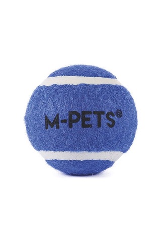 M-pets Hop Tenis Topu Köpek Oyuncağı Mavi 3lü 6,4 Cm 244-50053.02