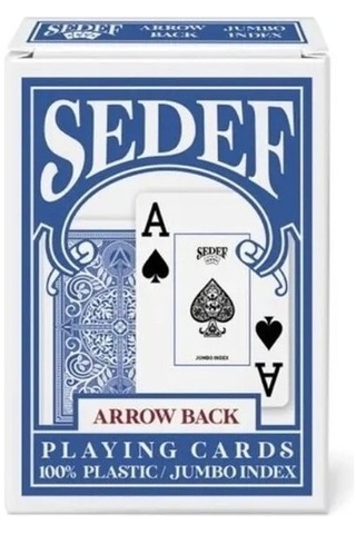 Sedef Jumbo Index İskambil Oyun Kart Destesi - Mavi