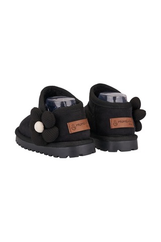 Mumenim Baby Minto Çiçekli 21- Bot - Siyah
