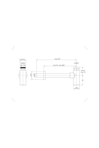 Gpd Krom Lavabo Sifonu Sfn01 Krom