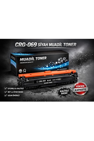 Canon Uyumlu Crg-069bk Siyah Çipli Uyumlu Toner