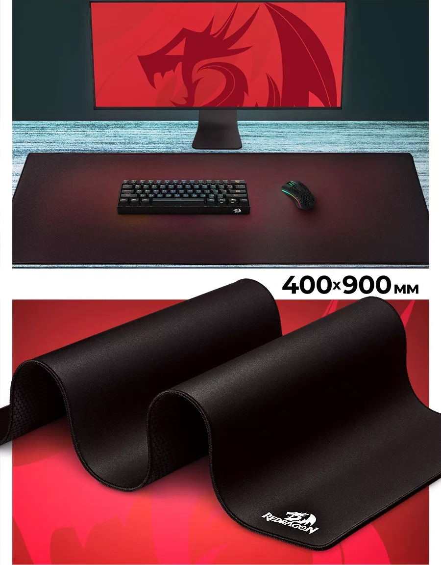 Redragon Fırçalı Farelik İçin Oyun Matı Flick Xl 900 400 43922304