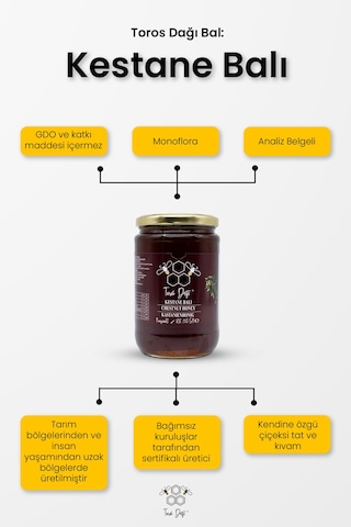 Toros Dağı Kestane Balı 860 G