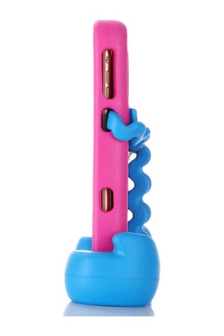 Mini 4 Mkst Eva Boxer Tablet Silikon - Pembe Koyu Arka Kapak