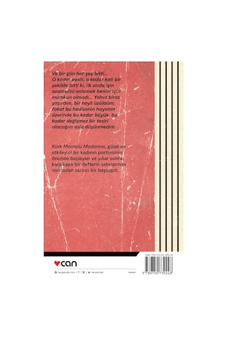 Kürk Mantolu Madonna - Sabahattin Ali - Can Yayınları