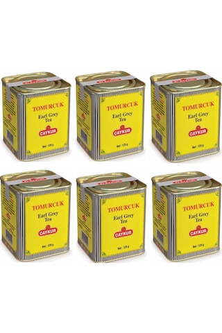 Çaykur Earl Grey Tomurcuk Dökme Çay Teneke 6 x 125 G
