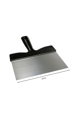Profesyonel Çikolata Spatulası 21 Cm Paslanmaz Çelik Geniş Temperleme Spatulası