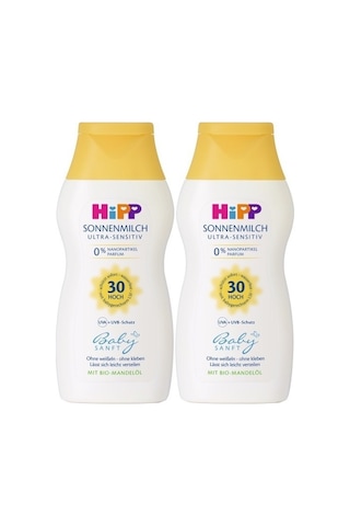 Hipp Babysanft 30 Faktör Bebek Güneş Sütü 200 ML x 2