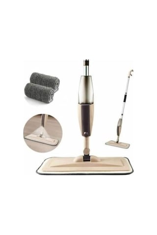 Büro Ev Ofis Yazlık Hijyeni İçin Mikrofiber Bezli Paspas Spreyli Yüzey Silme Temizlik Mopu