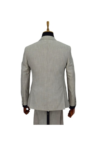 Erkek Bej Rengi Regular Fit Takım Elbise Bgl-St03823 001