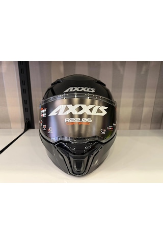 Axxıs Kask Panther Sv Solıd A1 Parlak Sıyah Siyah