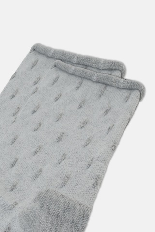 Suwen Raindrops Diyabet Lastikli Soket Çorap Wss12010382050 Gri
