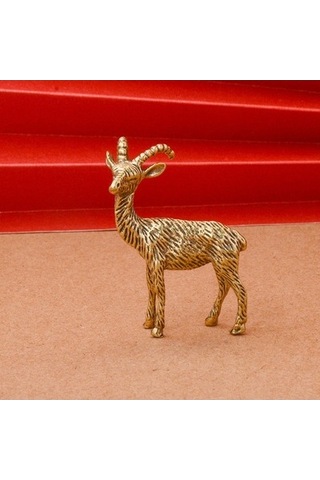 Lijinxu Pirinç Keçi Heykelcik Mikro Peyzaj Koyun Kompakt Hayvan 50x32mm