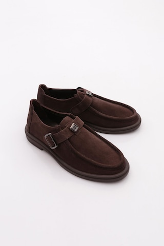 Dgn 500 Kadin Loafer Ayakkabi Kahve Süet